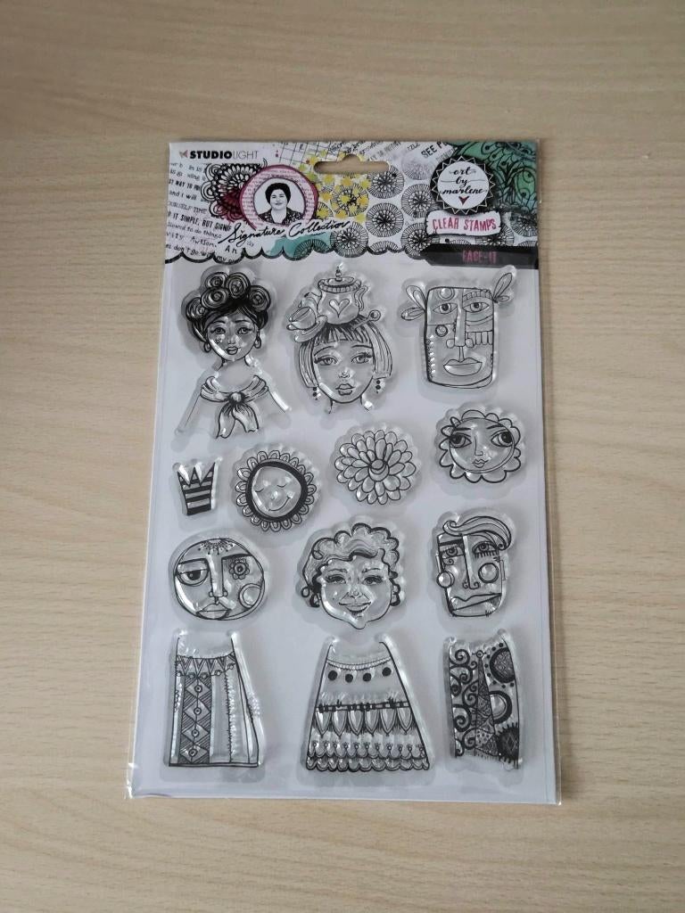 Art by Marlene - Face-it stamp, Ophalen of Verzenden, Nieuw, Clearstamp