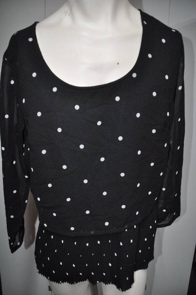 CC58 Mooi Shirt maat XL Zwart Wit Stip, Ophalen of Verzenden, Zo goed als nieuw, Overige kleuren, Shirt of Top