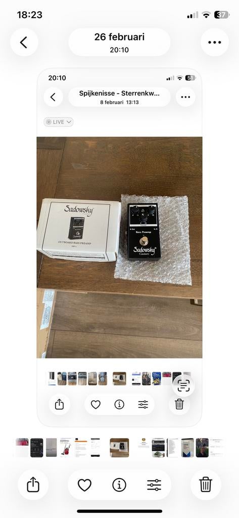 Bass Preamp voor bass gitaar, Ophalen of Verzenden, Zo goed als nieuw, Drinken en Voederen