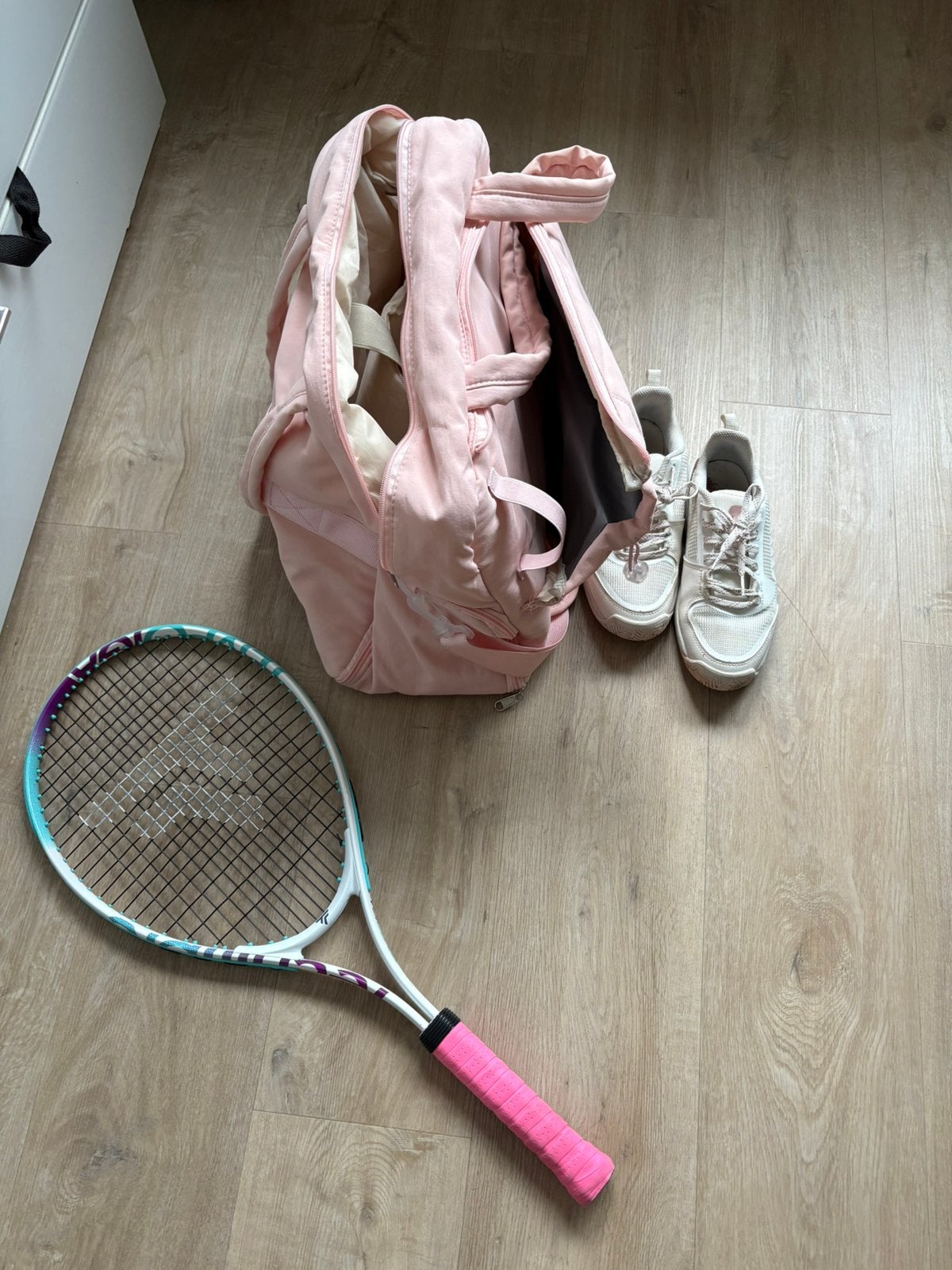 Tennis spullen, Ophalen of Verzenden, Zo goed als nieuw, Racket, Dunlop