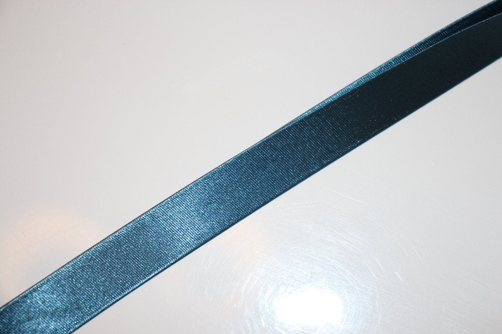 Biaisband Satijn / decoratie band 15 mm - pauw blauw #3400, Hobby en Vrije tijd, Naaien en Fournituren, Ophalen of Verzenden, Nieuw