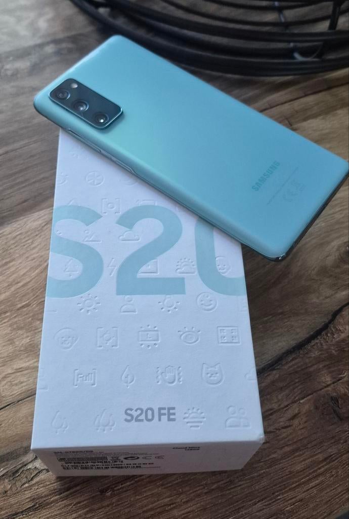 Samsung Galaxy S20 FE 128GB Cloud Mint, Ophalen of Verzenden, Zo goed als nieuw, Zonder simlock, Zonder abonnement