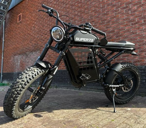 Super73 RX mojave Obsidian, 1246km, Zo goed als nieuw, Minder dan 47 cm, 50 km per accu of meer, Ophalen