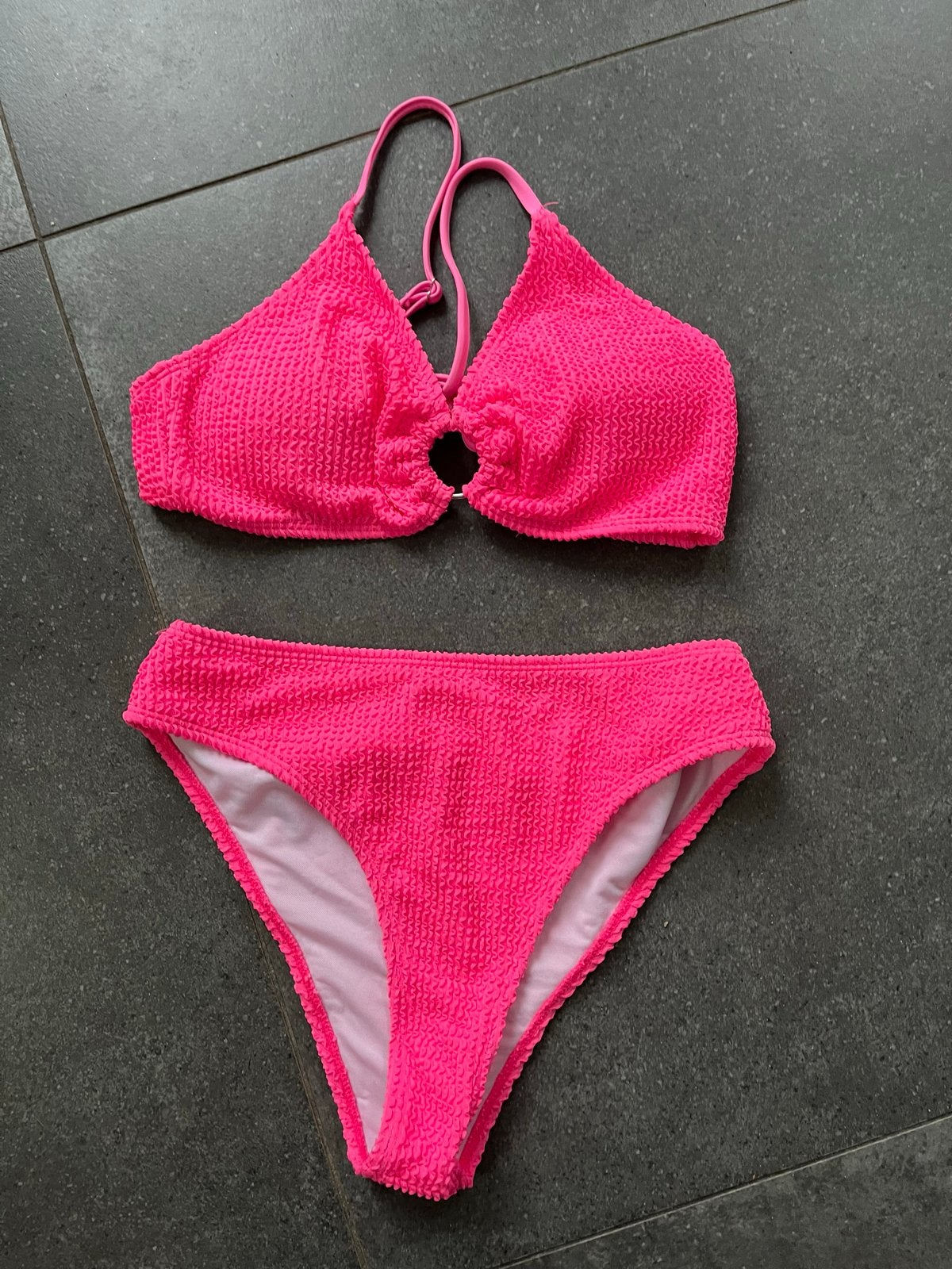 Neon Roze Bikini - Zo goed als nieuw Maat M, Ophalen of Verzenden, Zo goed als nieuw, Roze, Bikini