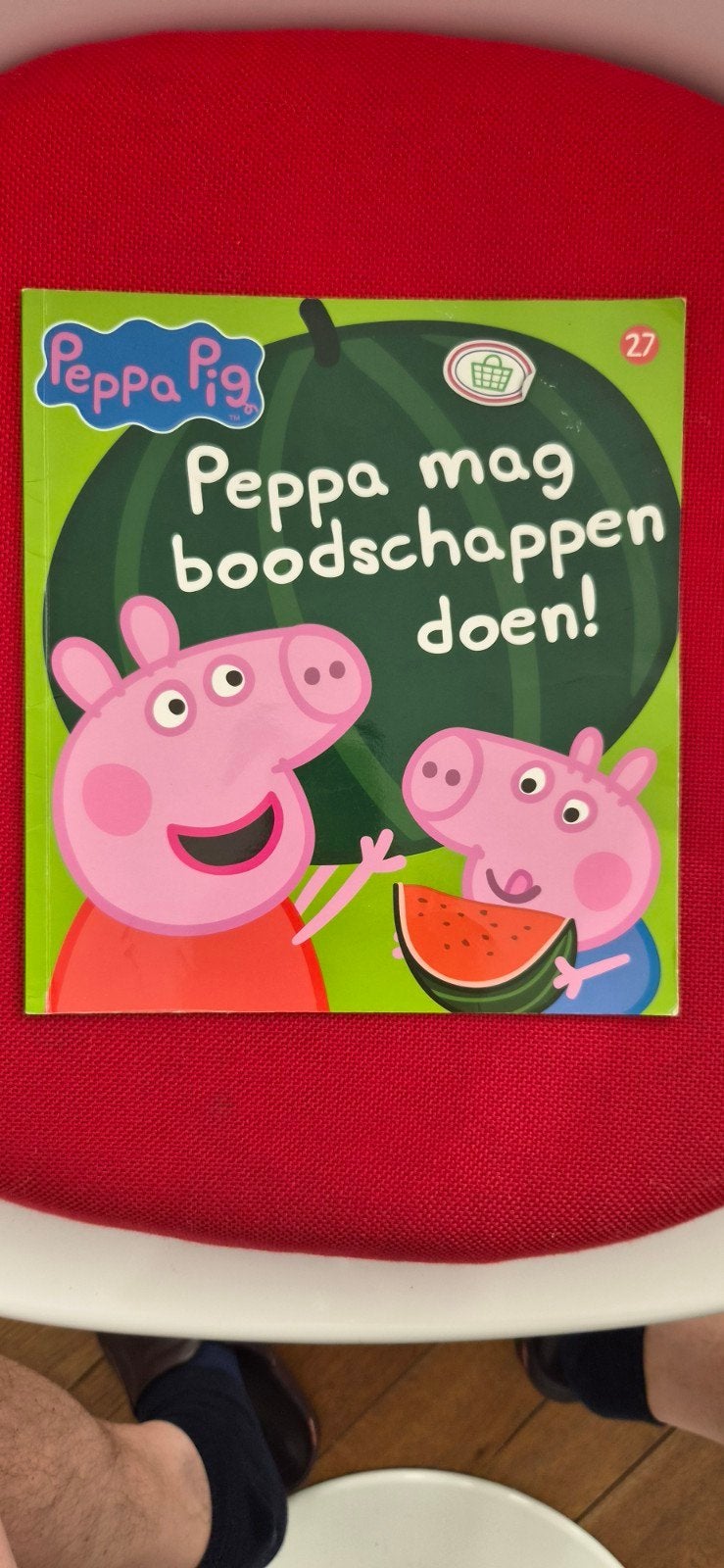 Peppa Pig: Peppa mag boodschappen doen!, Ophalen of Verzenden, Gelezen, Neville Astley en Mark Baker, 2 tot 3 jaar