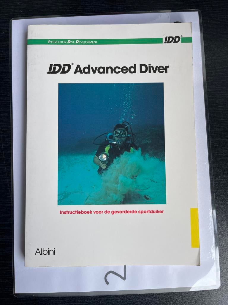 IDD Advanced Diver Instructieboek, Ophalen of Verzenden, Zo goed als nieuw, Overige onderwerpen