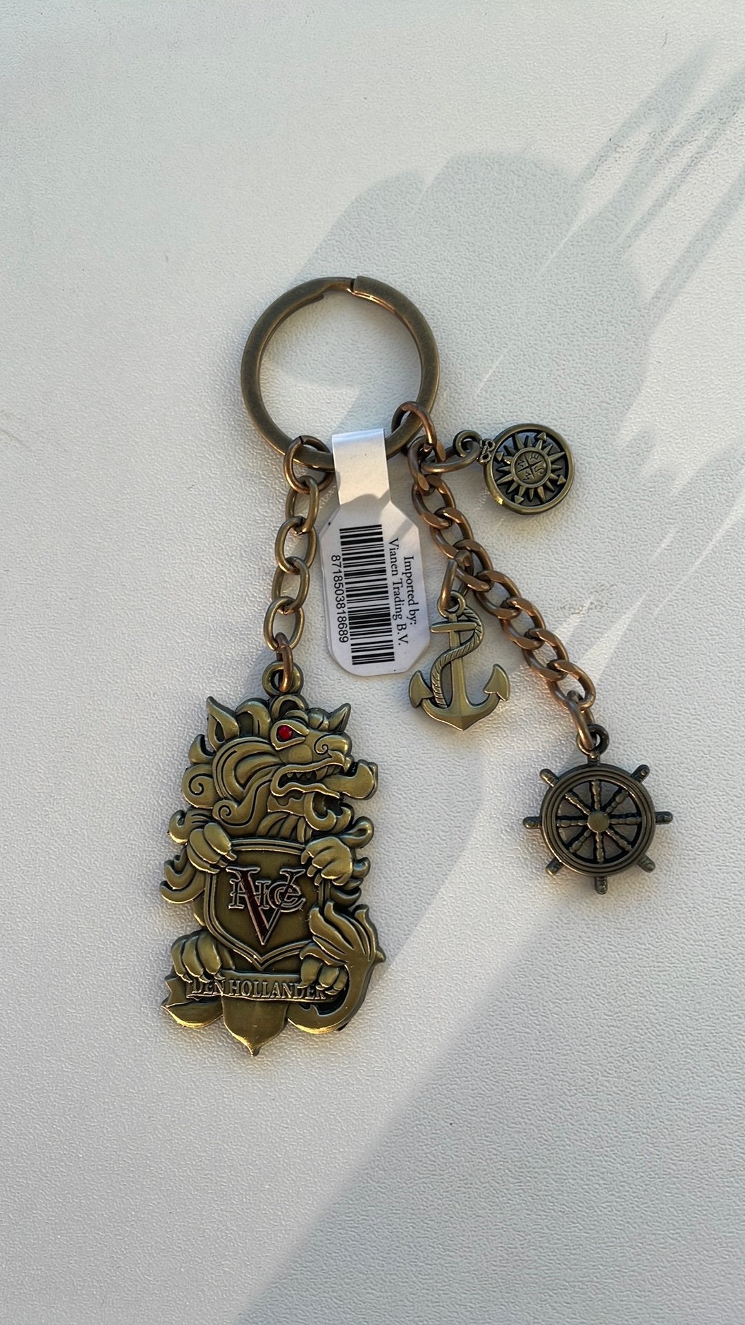 Efteling sleutelhanger De Vliegende Hollander, Ophalen of Verzenden, Nieuw, Gebruiksvoorwerp