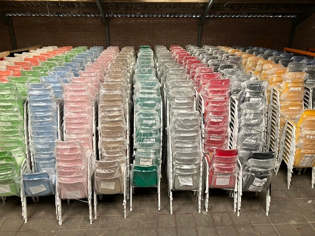 Groothandel stapelbare stoelen Kantinestoelen stapelstoelen, Huis en Inrichting, Stoelen, Everardo, Info@everardo.nl, Ophalen of Verzenden
