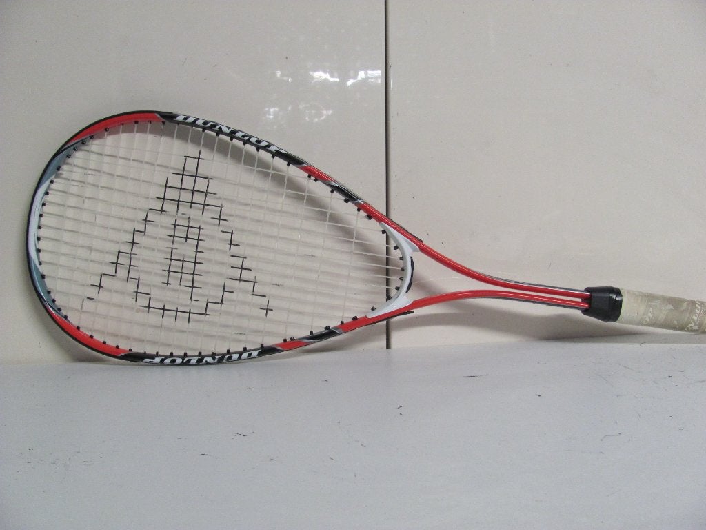 Dunlop squashracket de Aero ti, Ophalen of Verzenden, Zo goed als nieuw, Racket, Met hoes