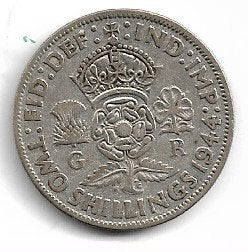 Engeland Florin 1944, Ophalen of Verzenden, Overige landen