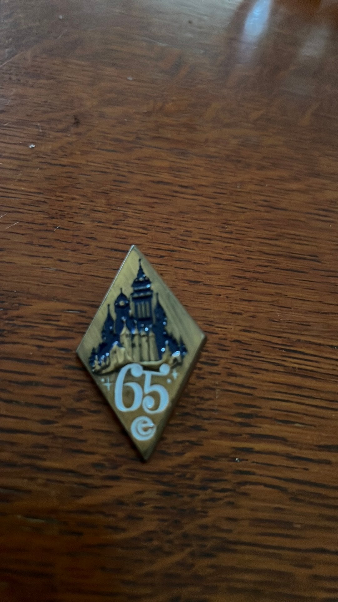 Efteling pin 65 jaar, Ophalen of Verzenden, Button of Speldje