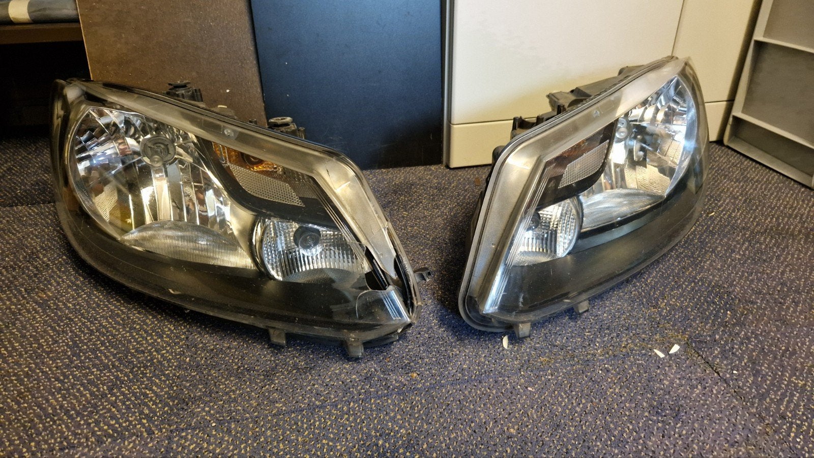 Koplampen Volkswagen Caddy 2K5 941 005 B / 2K5 941 006 B, Auto-onderdelen, Ophalen of Verzenden, Gebruikt, Volkswagen