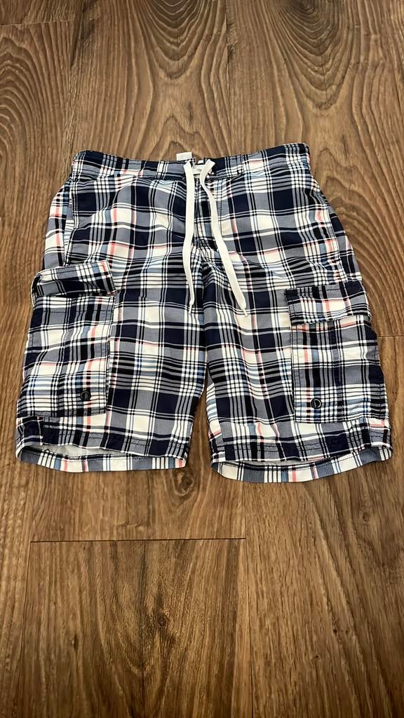 Kleur blauw rood wit maat M merk hema, Ophalen of Verzenden, Maat 48/50 (M), Blauw, Zwemshort