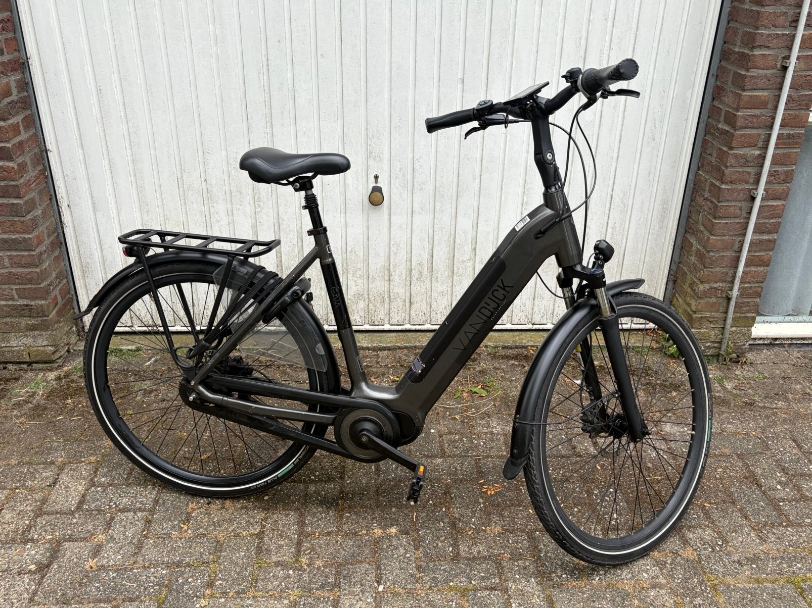 Van Dijck Elektrische damesfiets - Middenmoter -Schijfremmen, 55 tot 59 cm, Ophalen, Zo goed als nieuw, Overige merken