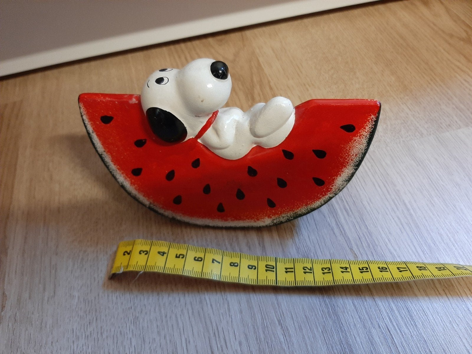 Snoopy watermeloen spaarpot, Verzamelen, Ophalen of Verzenden, Overige materialen