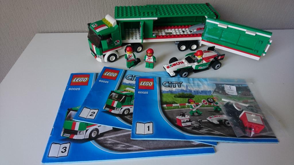 lego 60025 Grand Prix truck, City, Lego, Ophalen of Verzenden, Zo goed als nieuw
