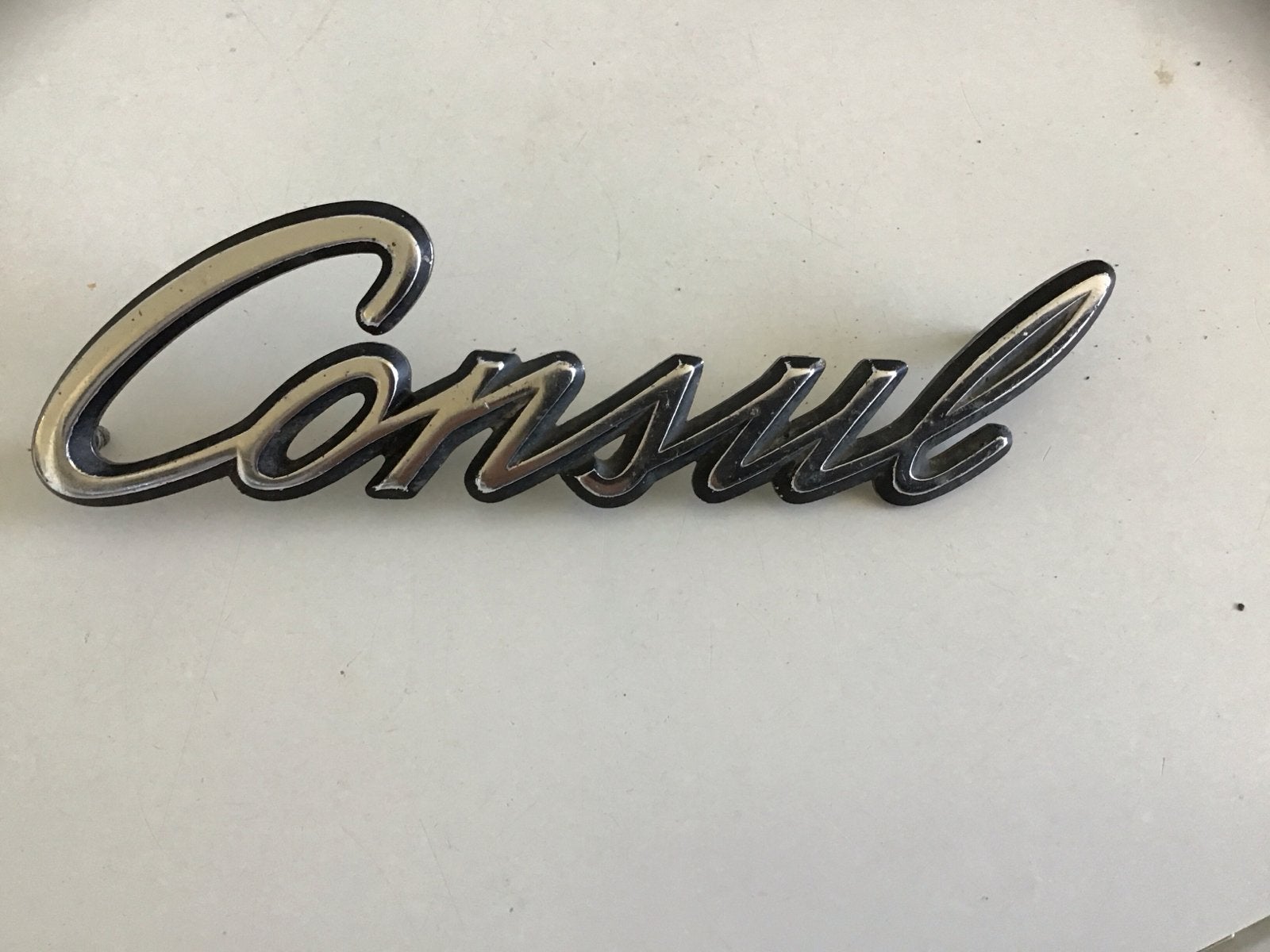 Ford Consul Embleem in Goede Staat, Auto-onderdelen, Ophalen of Verzenden, Gebruikt, Ford