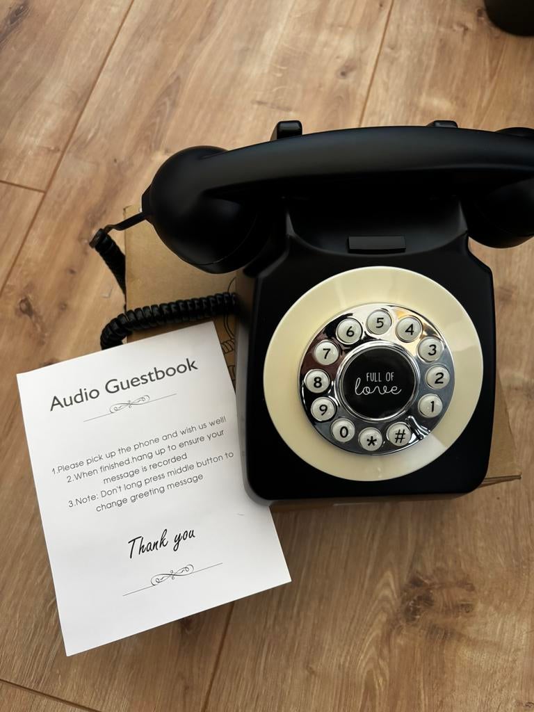 Retro audio telefoon, Ophalen of Verzenden, Zo goed als nieuw, Accessoires