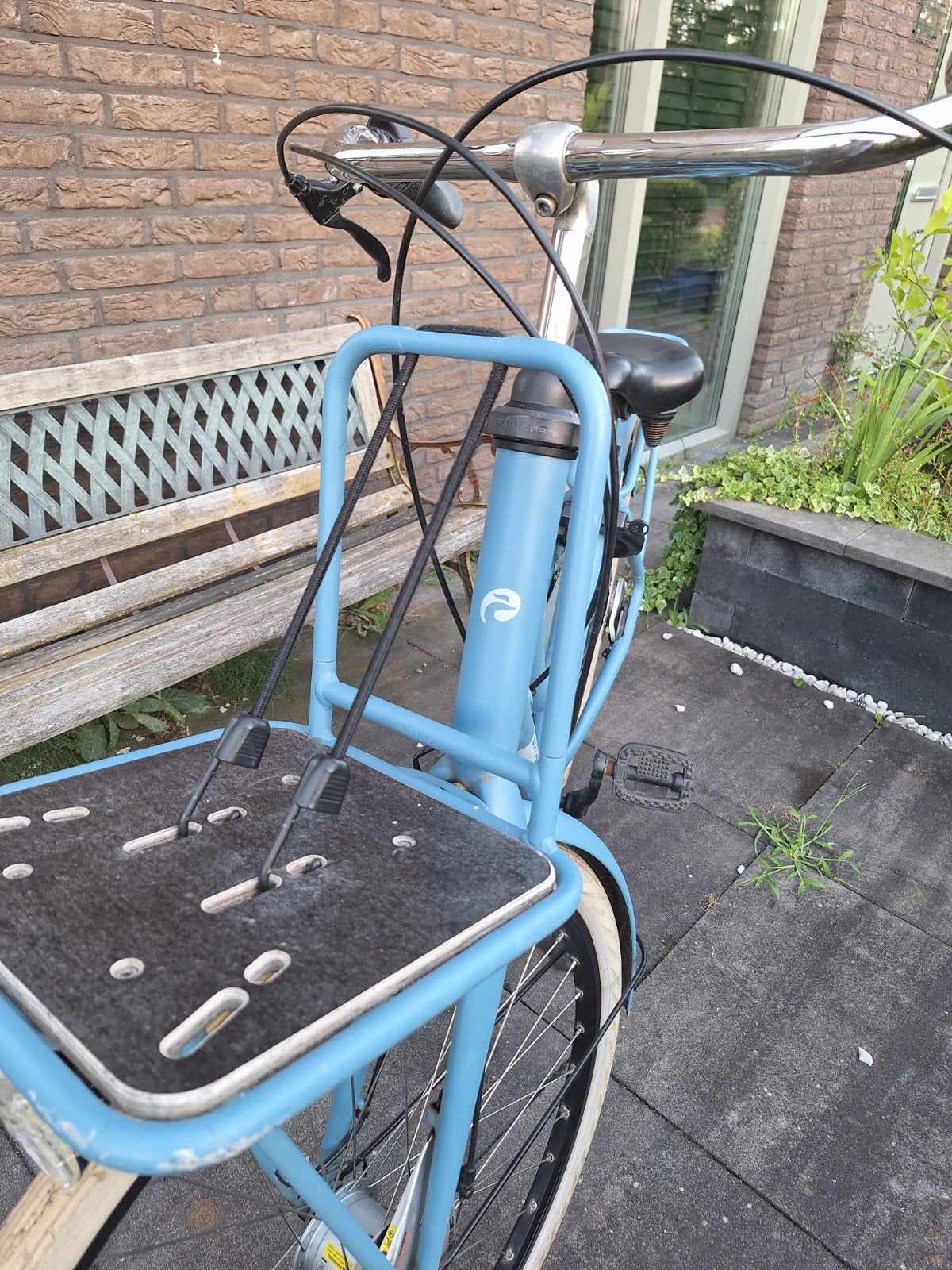 Batavus Packd Damesfiets - Lichtblauw, 49 cm, Ophalen, Gebruikt, 47 tot 50 cm, Versnellingen