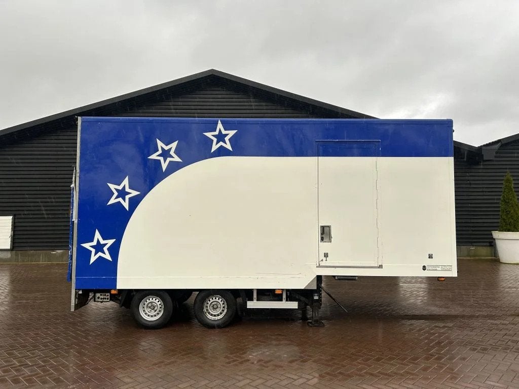 Tracon UDEN Be oplegger 5 ton met laadklep 1000 kg, Auto's, Vrachtwagens, Bedrijf, Te koop, Aanhangers en Opleggers, Overige brandstoffen