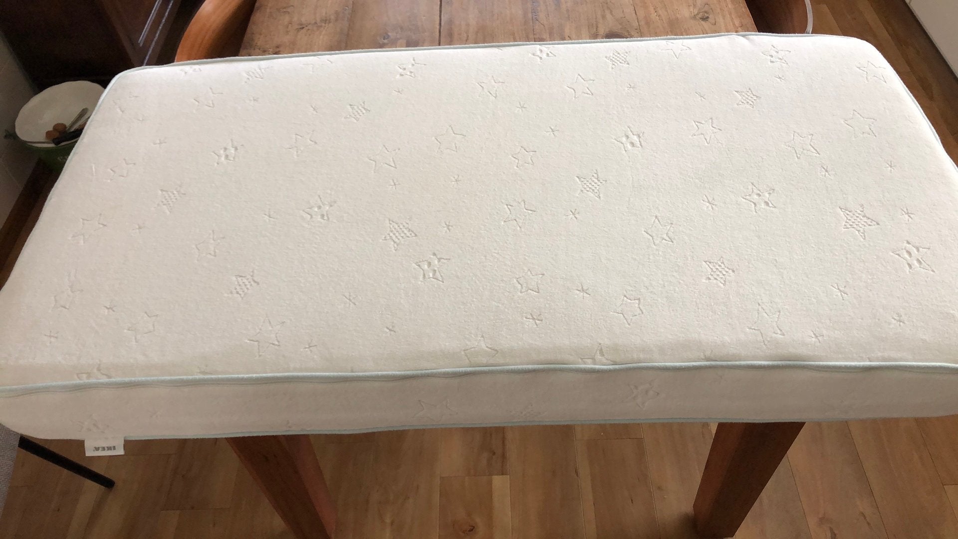 IKEA VYSSA kinder matras 120/60 cm, Ophalen, Zo goed als nieuw, Minder dan 140 cm, Matras