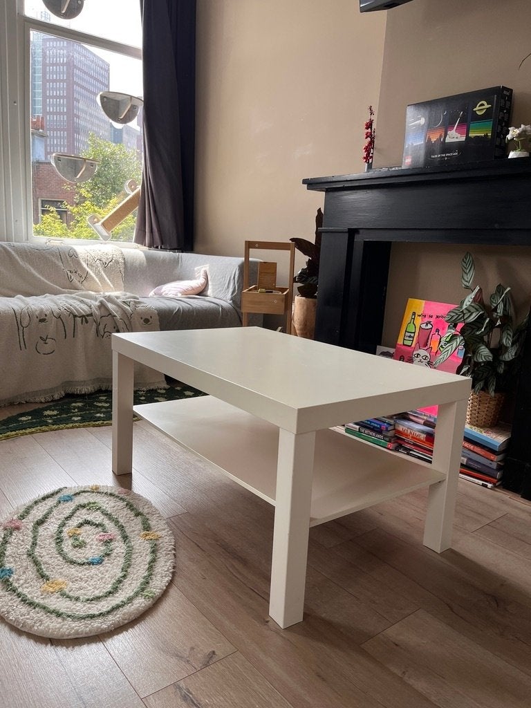 Wit Koffietafel, Ophalen, 50 tot 100 cm, 50 tot 100 cm, Minder dan 50 cm