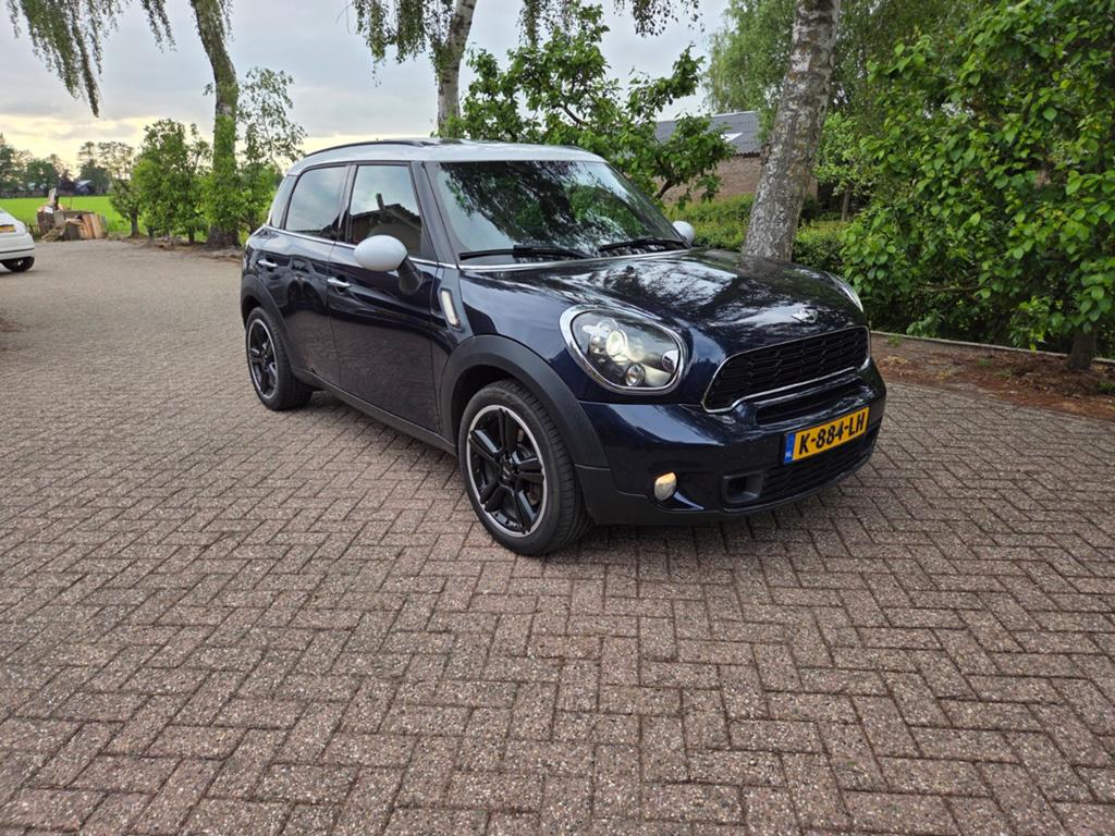 Mini Countryman 1.6 Cooper S All4 2013 Blauw, 15 km/l, Blauw, Leder, Handgeschakeld
