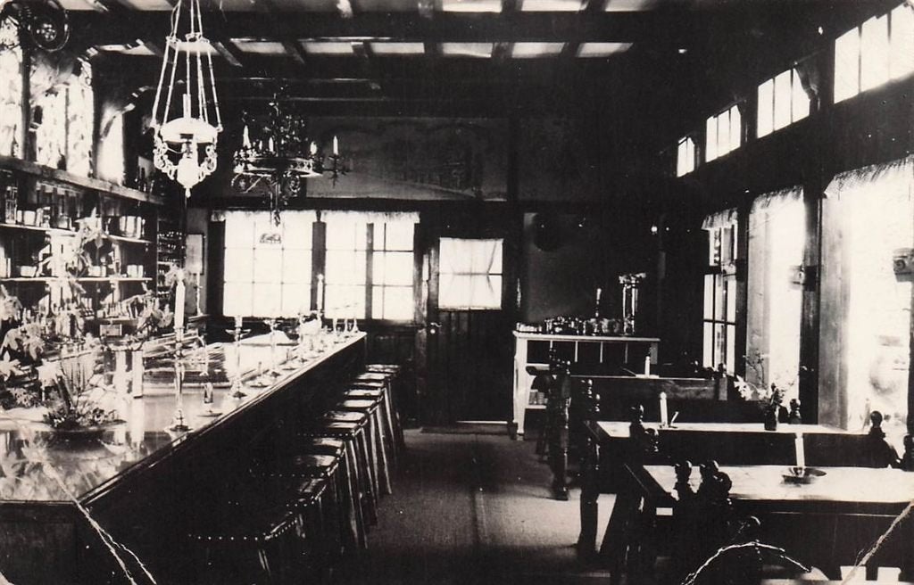 703-394-035 Chalet de Vijff Vlieghen te Warmond interieur b, Verzenden, Voor 1920, Zuid-Holland