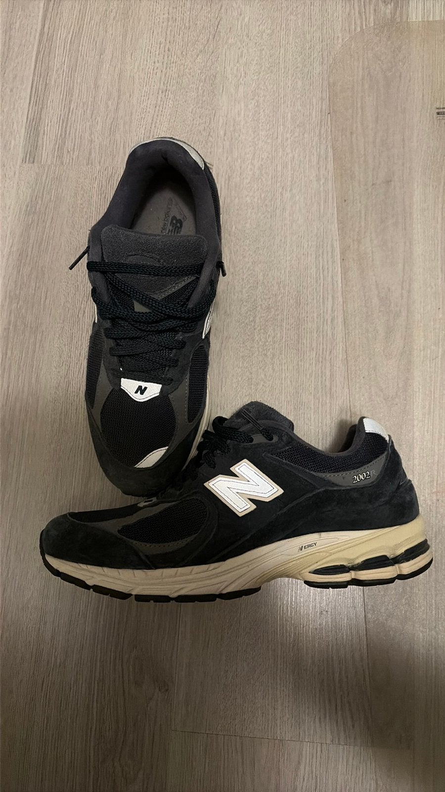 New balance 2002r donkerblauw, Blauw, Ophalen of Verzenden, Sneakers of Gympen, Zo goed als nieuw