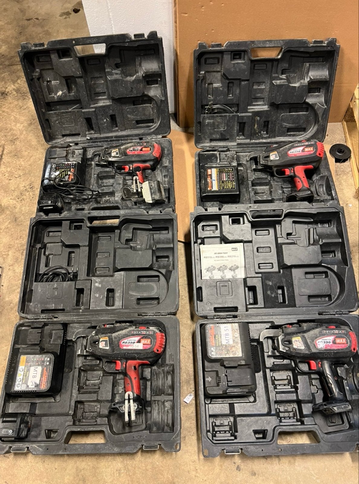 MAX RB398 Vlechttang / Bindmachine, Ophalen, Gebruikt
