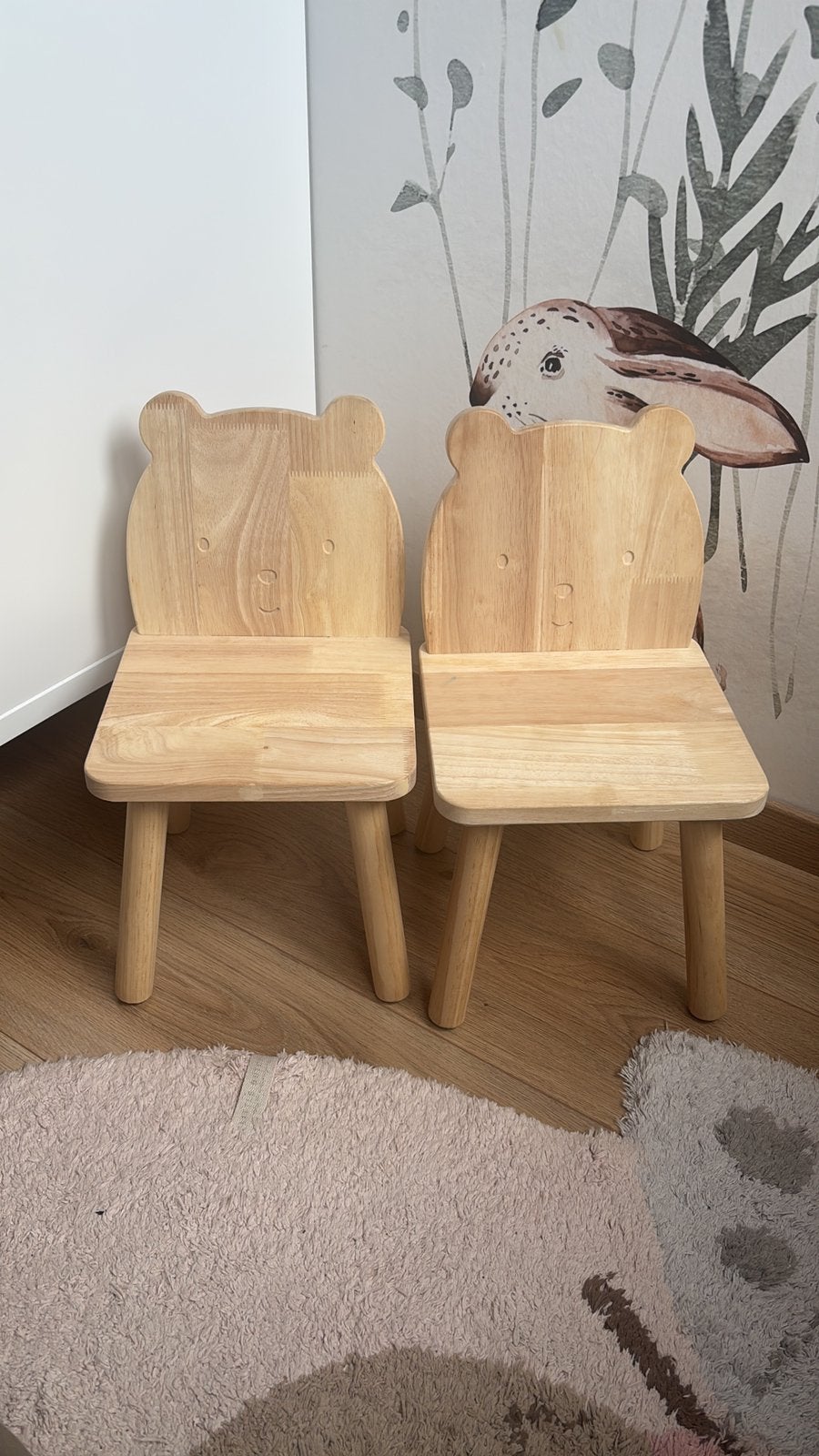 Twee houten kinderstoeltjes Zara Home, Kinderen en Baby's, Ophalen, Zo goed als nieuw, Stoel(en)