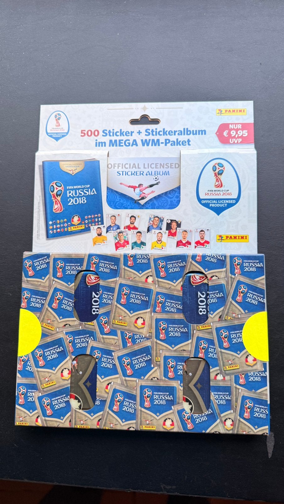 Panini 2018 russia wk worldcup nieuw album met 100 pakjes, Ophalen of Verzenden, Zo goed als nieuw, Meerdere stickers