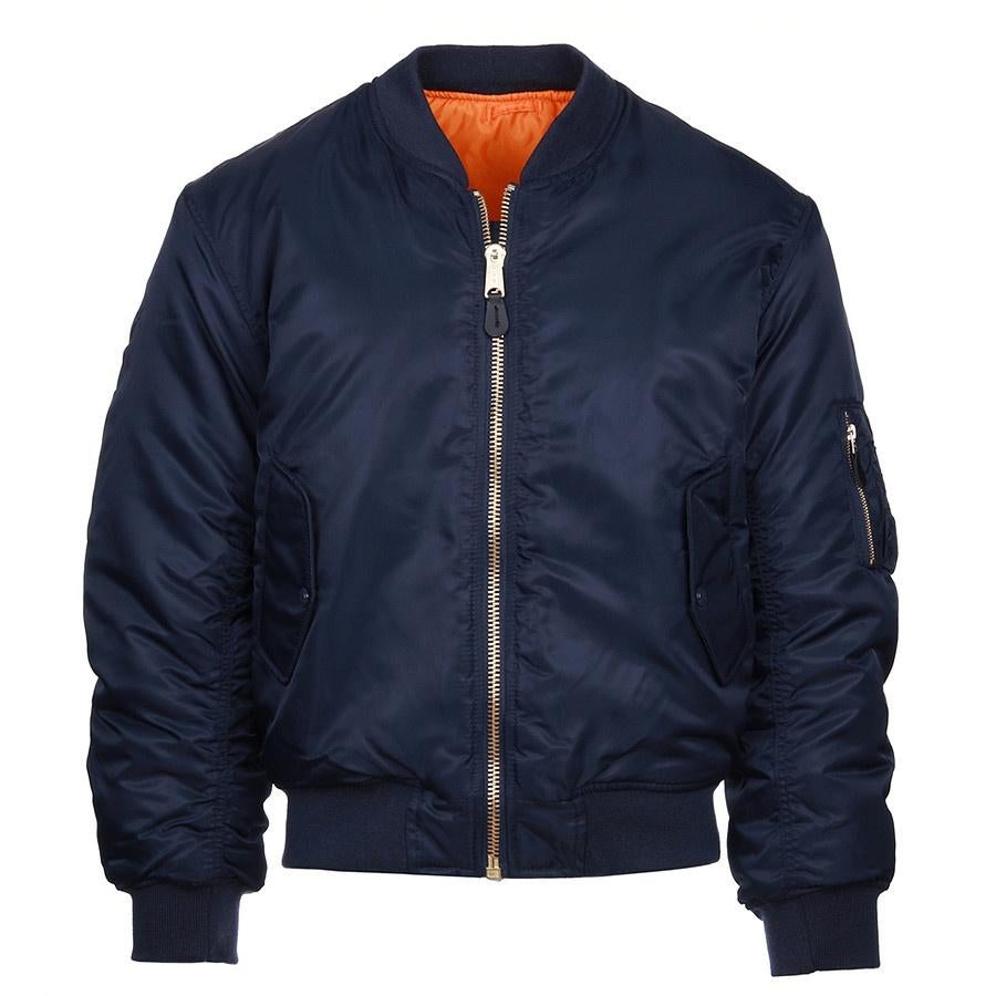 Fostex ma-1 bomber jack dark navy, Info@workingclassrebel.com, Blauw, Fostex, Nieuw
