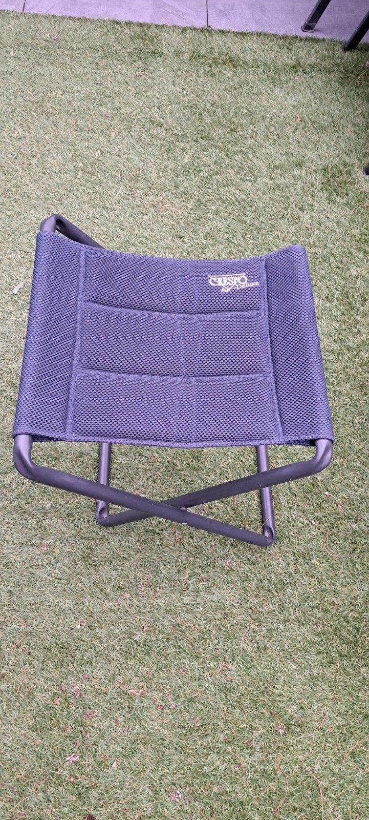 Crespo Voetenbankje Air Deluxe Donkerblauw, Ophalen, Zo goed als nieuw, Campingstoel