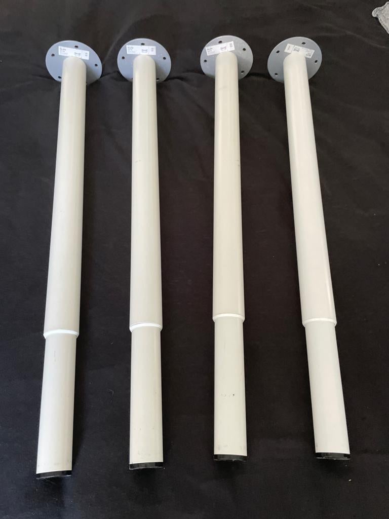IKEA Olov verstelbare tafelpoten (4 stuks), Huis en Inrichting, Tafelonderdelen, Ophalen, Tafelpoot, Gebruikt, 50 tot 100 cm