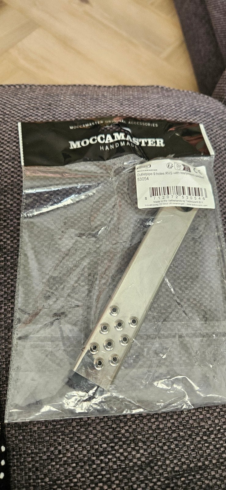 Moccamaster outletpipe 9 holes rvs, Ophalen of Verzenden, Nieuw, Koffiemachine