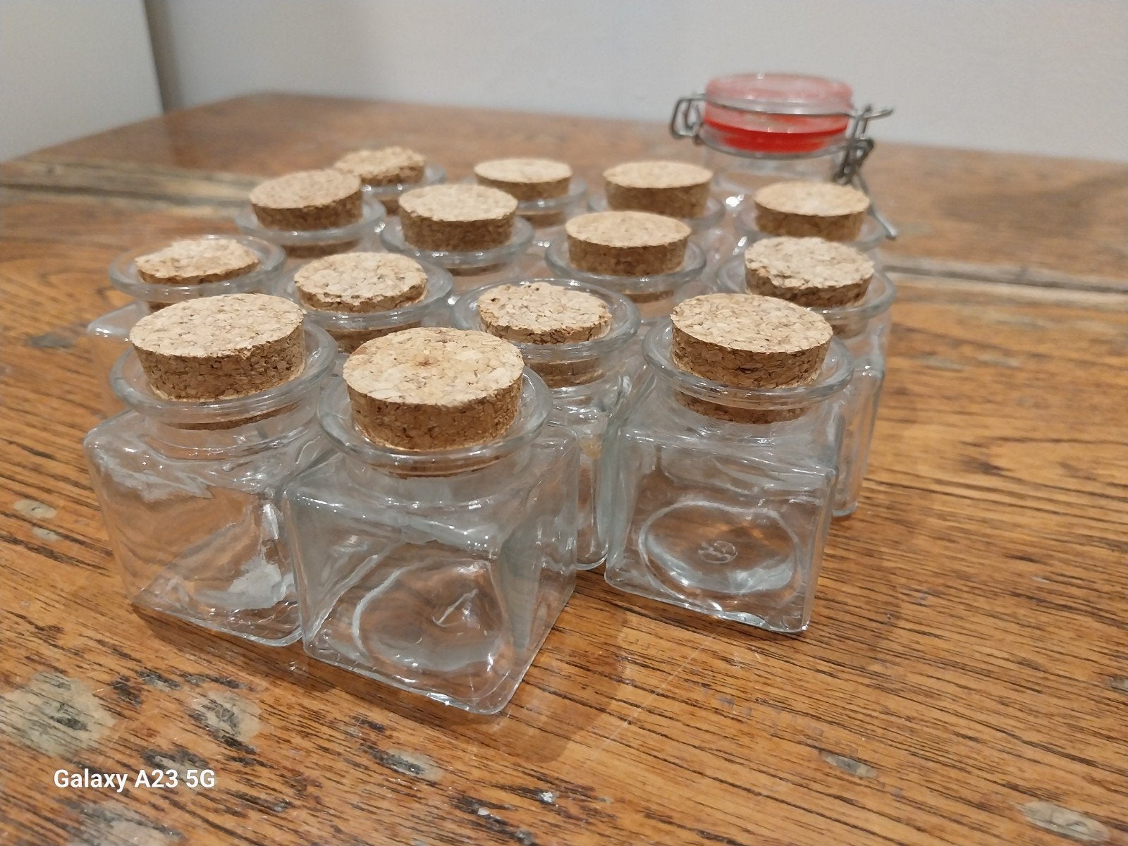 Set van 15 Glazen Voorraadpotjes, Ophalen, Glas, Onbekend, Nieuw