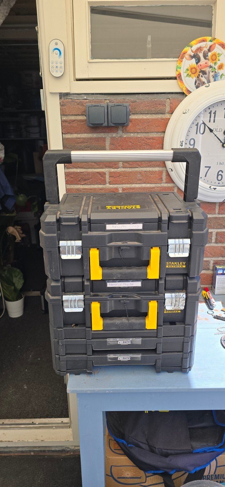 Stanley FatMax Pro-Stack Gereedschapskisten Set (3 stuks), Ophalen of Verzenden, Gebruikt