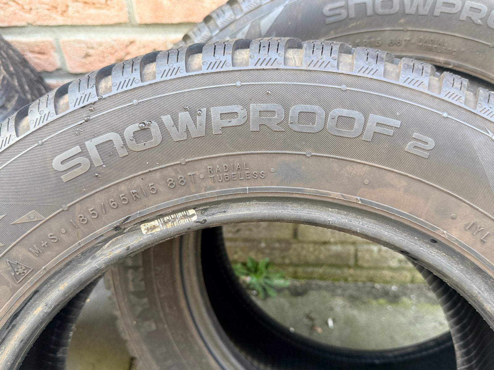 Nokian Snowproof 2 Winterbanden 185/65R15 (4 stuks), Auto-onderdelen, Ophalen, Gebruikt, 15 inch, Band(en)