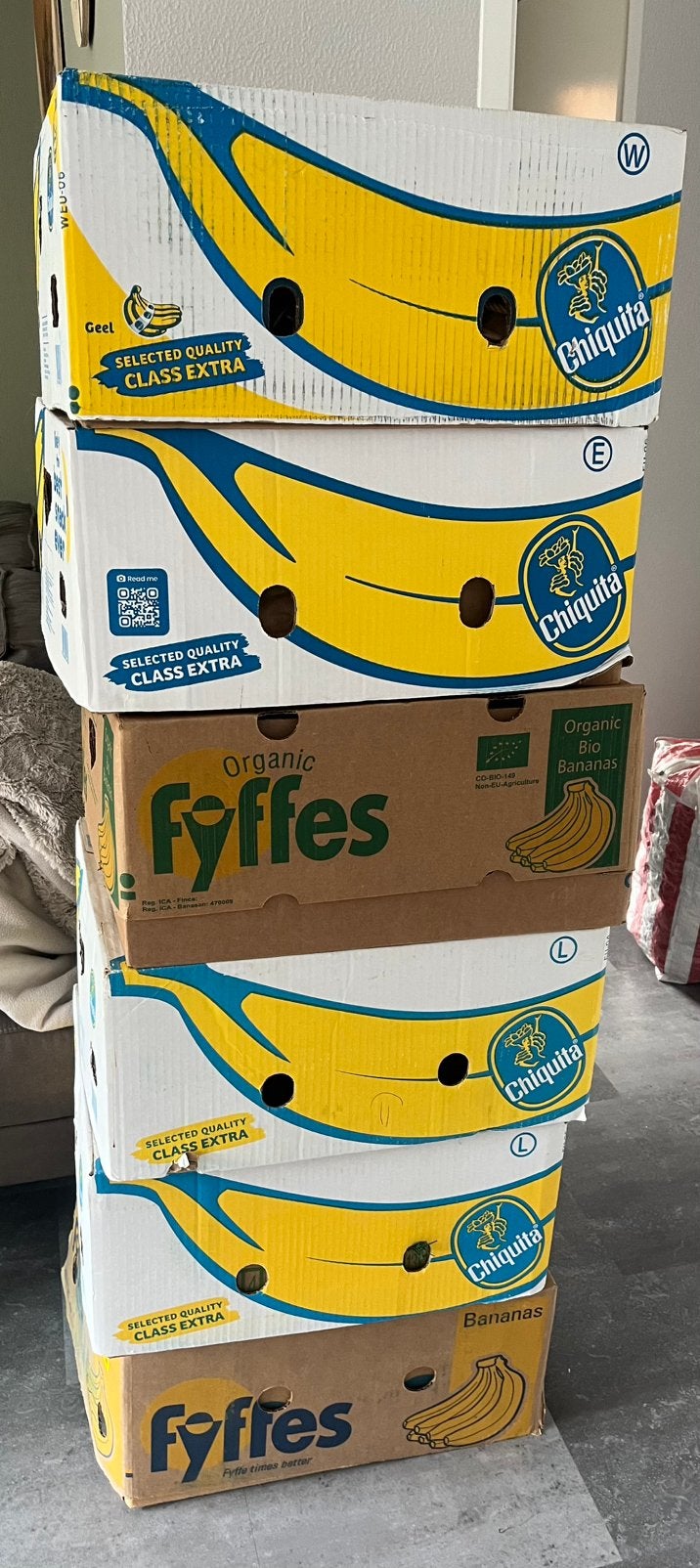 6 dozen met leuke rommelmarkt spullen, Ophalen, Gebruikt