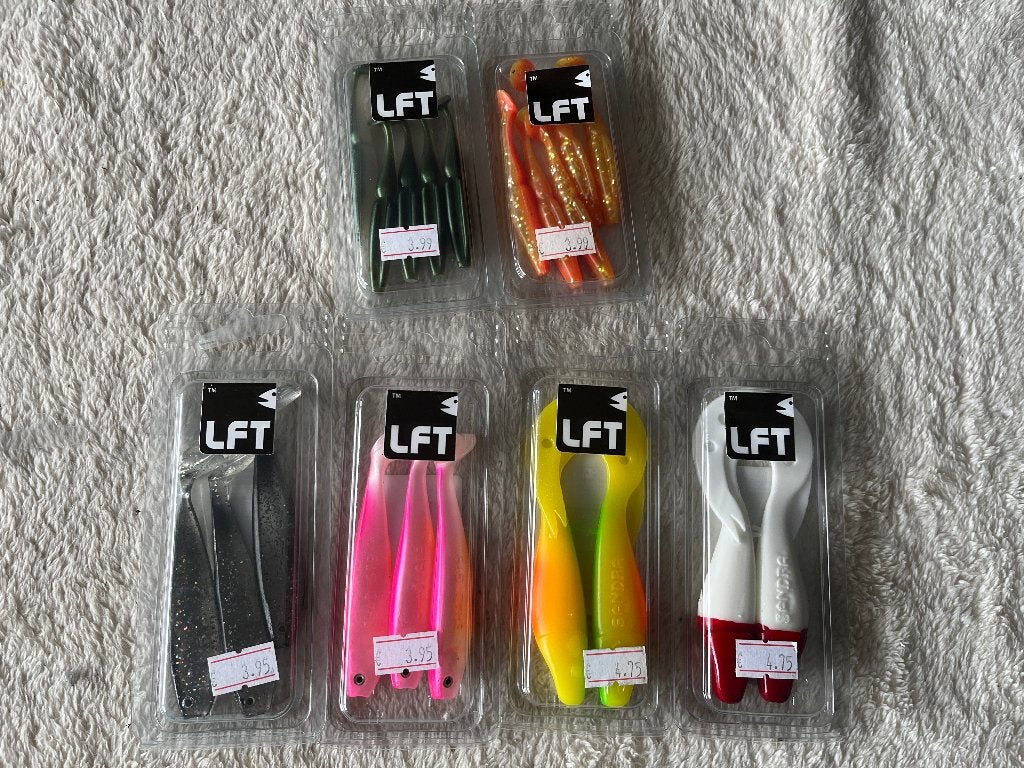 adv 419 / NIEUW mixset 6 pakjes shads LFT, Watersport en Boten, Hengelsport | Roofvissen, Ophalen of Verzenden, Nieuw, Overige typen
