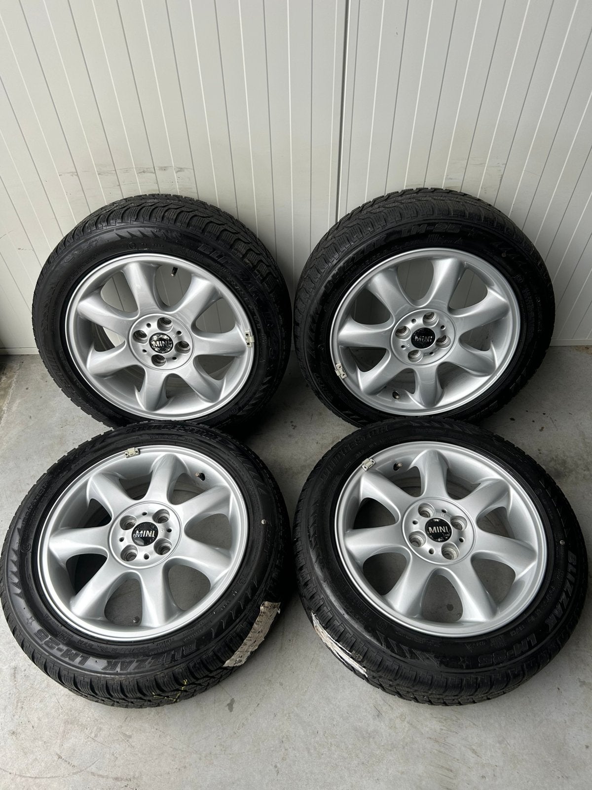 Originele Mini Cooper Clubman S R94 Zilver 4x100 16 Inch, Velg(en), 16 inch, Personenwagen, 195 mm