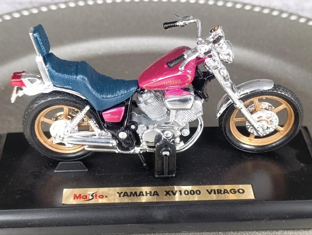 Yamaha XV1000 Virago Miniatuur - Maisto, Ophalen of Verzenden