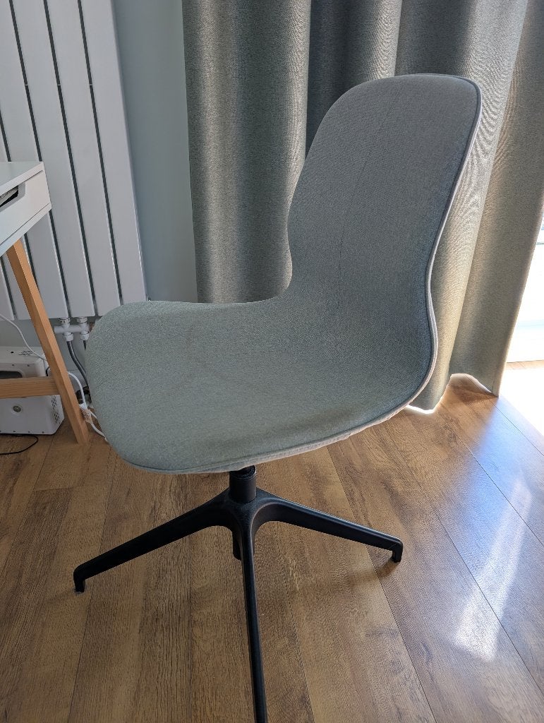 Ikea Langfjall draaibare vergaderstoel, Ophalen, Gebruikt, Grijs, Bureaustoel