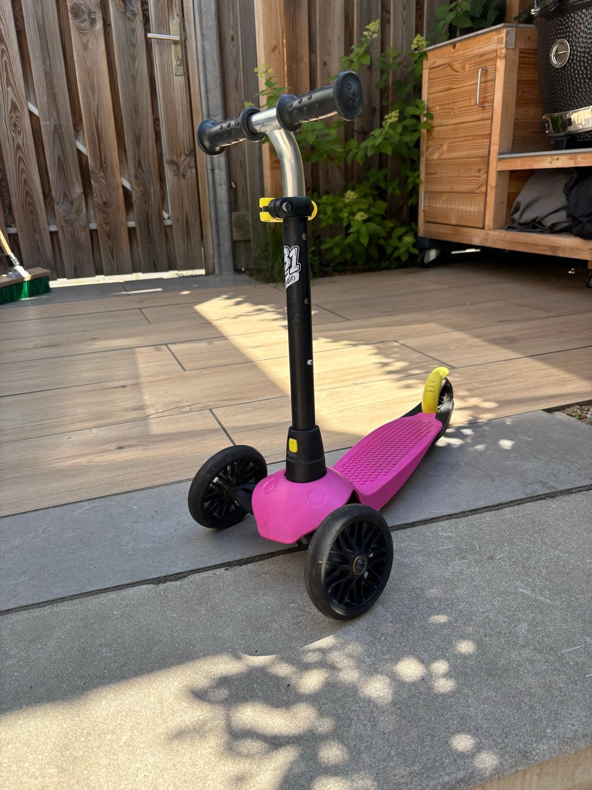 Oxelo B1 step voor kinderen - roze, Ophalen of Verzenden, Zo goed als nieuw, Gewone step