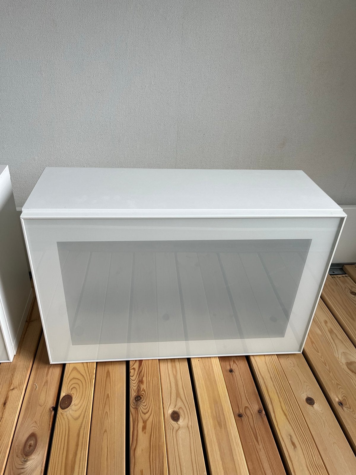 IKEA BESTÅ kasten met lades en glazen fronten (2 stuks), Ophalen, Gebruikt