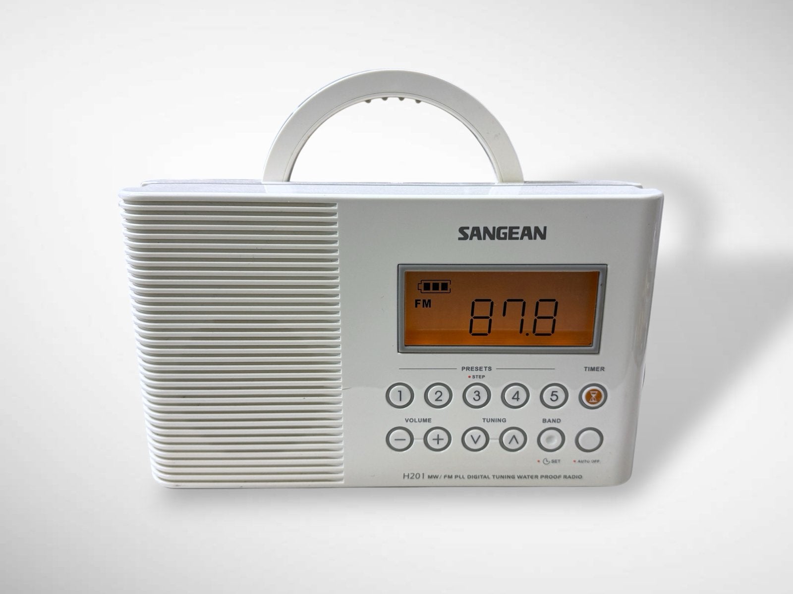 Sangean H201 Waterdichte Digitale Doucheradio (IPX7)