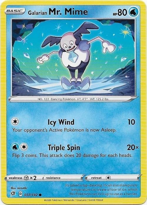 Rebel Clash,  Galarian Mr. Mime [common] 37/192, Verzenden, Nieuw, Losse kaart