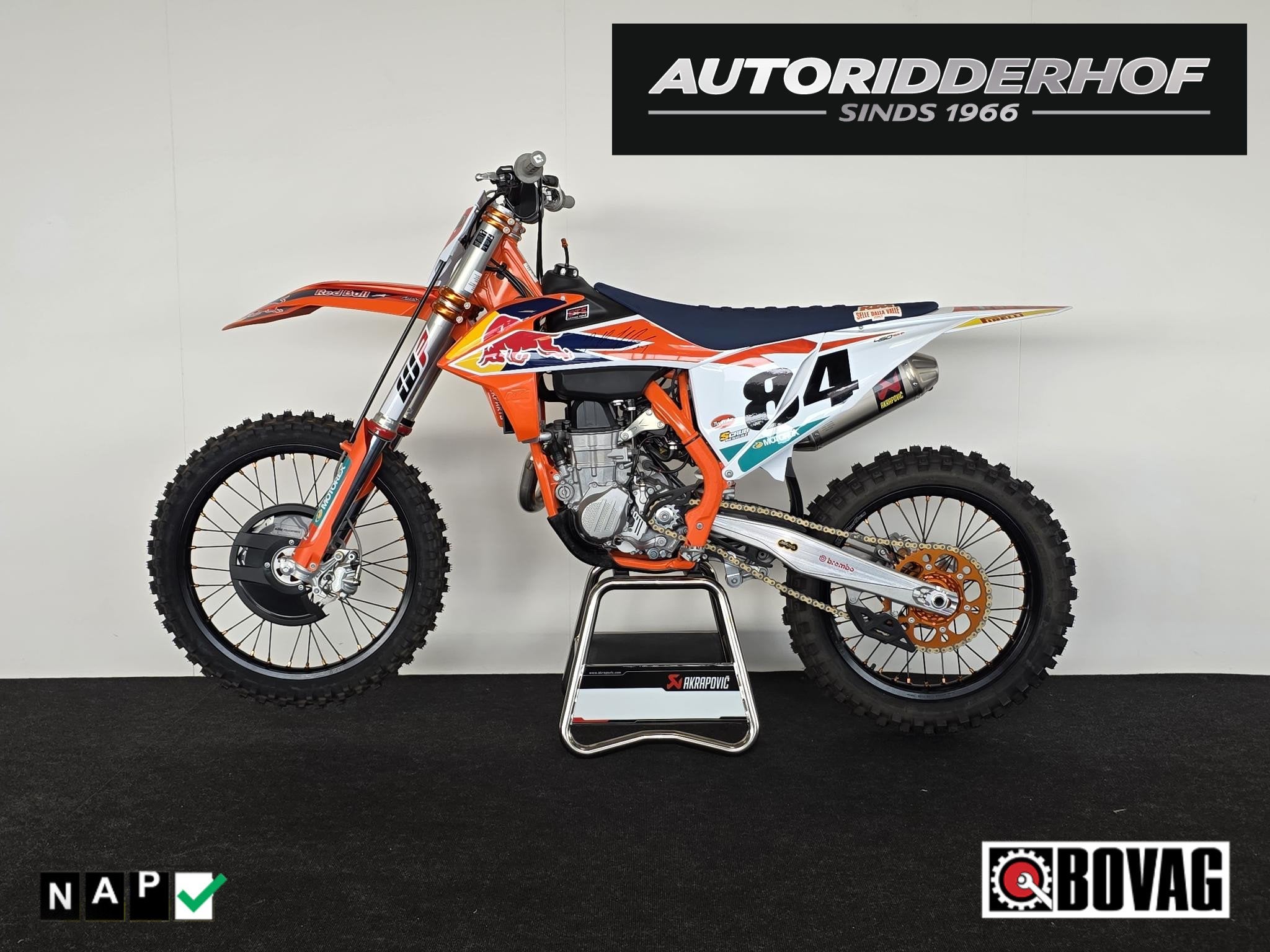 KTM 450 SX-F Herlings Replica | Compleet Nieuw | Gesigneerd!, Motoren, 450 cc, Nieuw, Bedrijf, Enduro