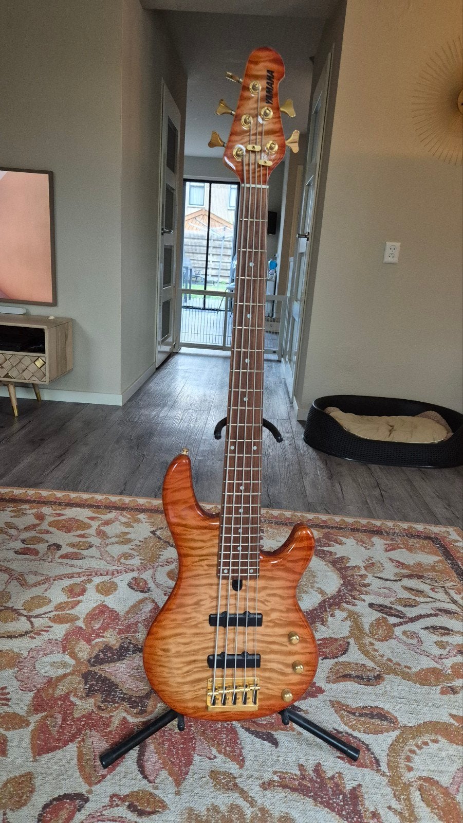 Yamaha BB G5, Muziek en Instrumenten, Snaarinstrumenten | Gitaren | Bas, Ophalen, Gebruikt, Elektrisch, 5-snarig